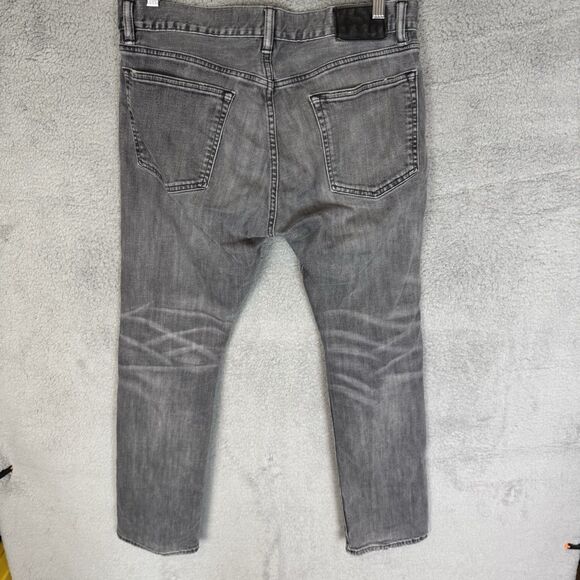 Polo Ralph Lauren Jeans Mens 32x29‎ Grey Varick Slim Straight Stretch Denim - Picture 7 of 11